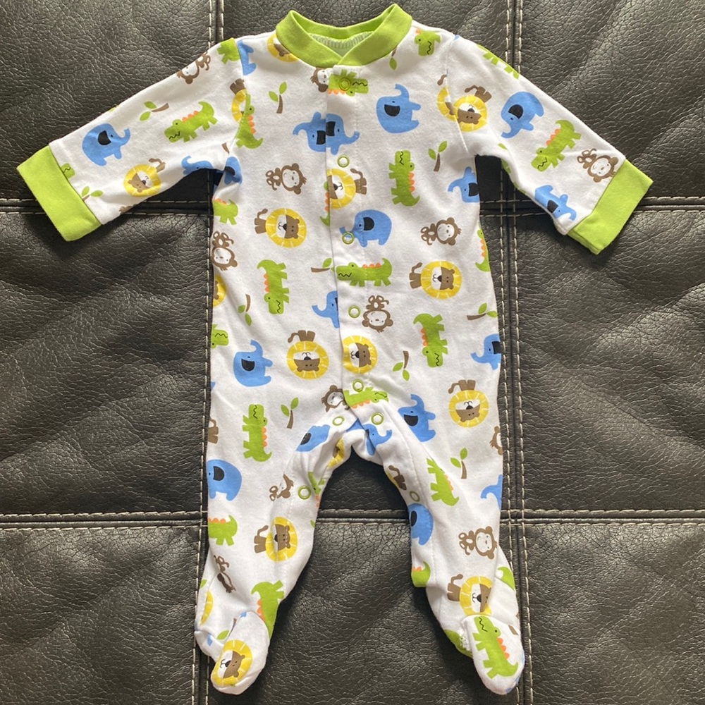Okie Dokie 0-3 month Baby Boy Pajamas